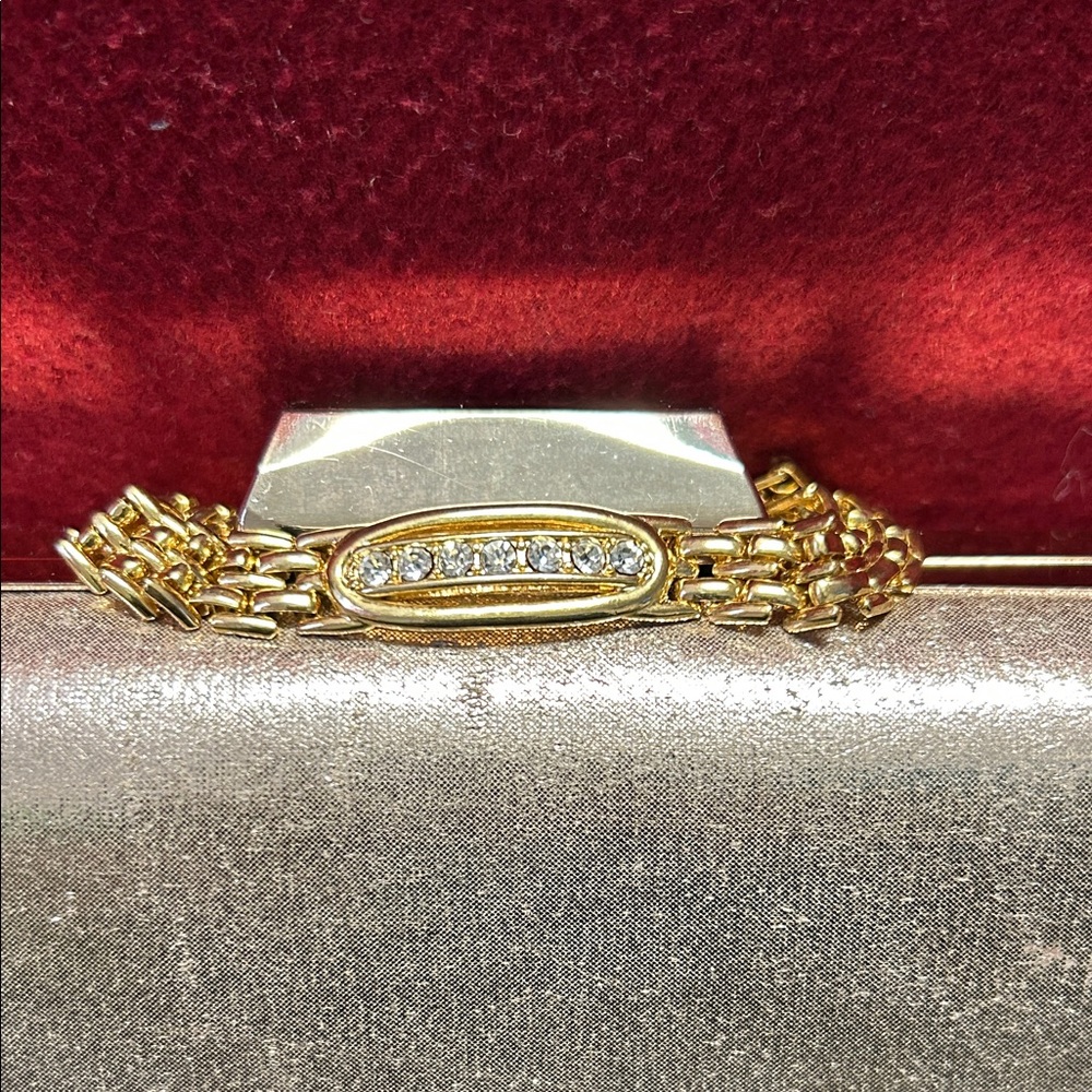 Fashion Gold Bracelet with Crystals